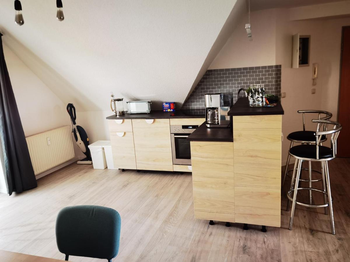Grosses Offenes Loft Oder Kleine Gemuetliche Wohnung Mit Balkon Wolmirstedt Екстер'єр фото